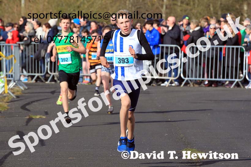 Boys and Girls Under-13s 2023 Elswick Harriers Road Relays, Albamarle Barrack Airfield, Ouston, Northumberland. Photo: David T. Hewitson/Sports for All Pics